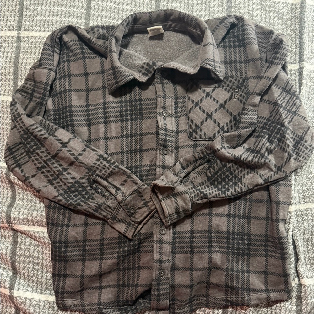 PINK Victoria's Secret Charcoal Shirt